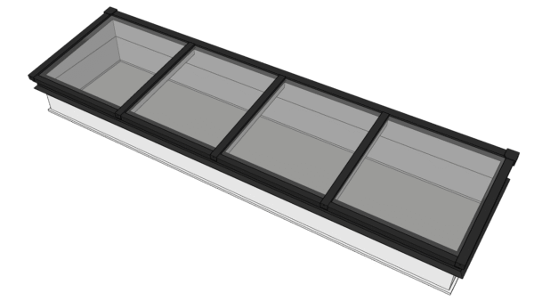Lessenaar lichtstraat 400 x 100 cm - Afbeelding 2