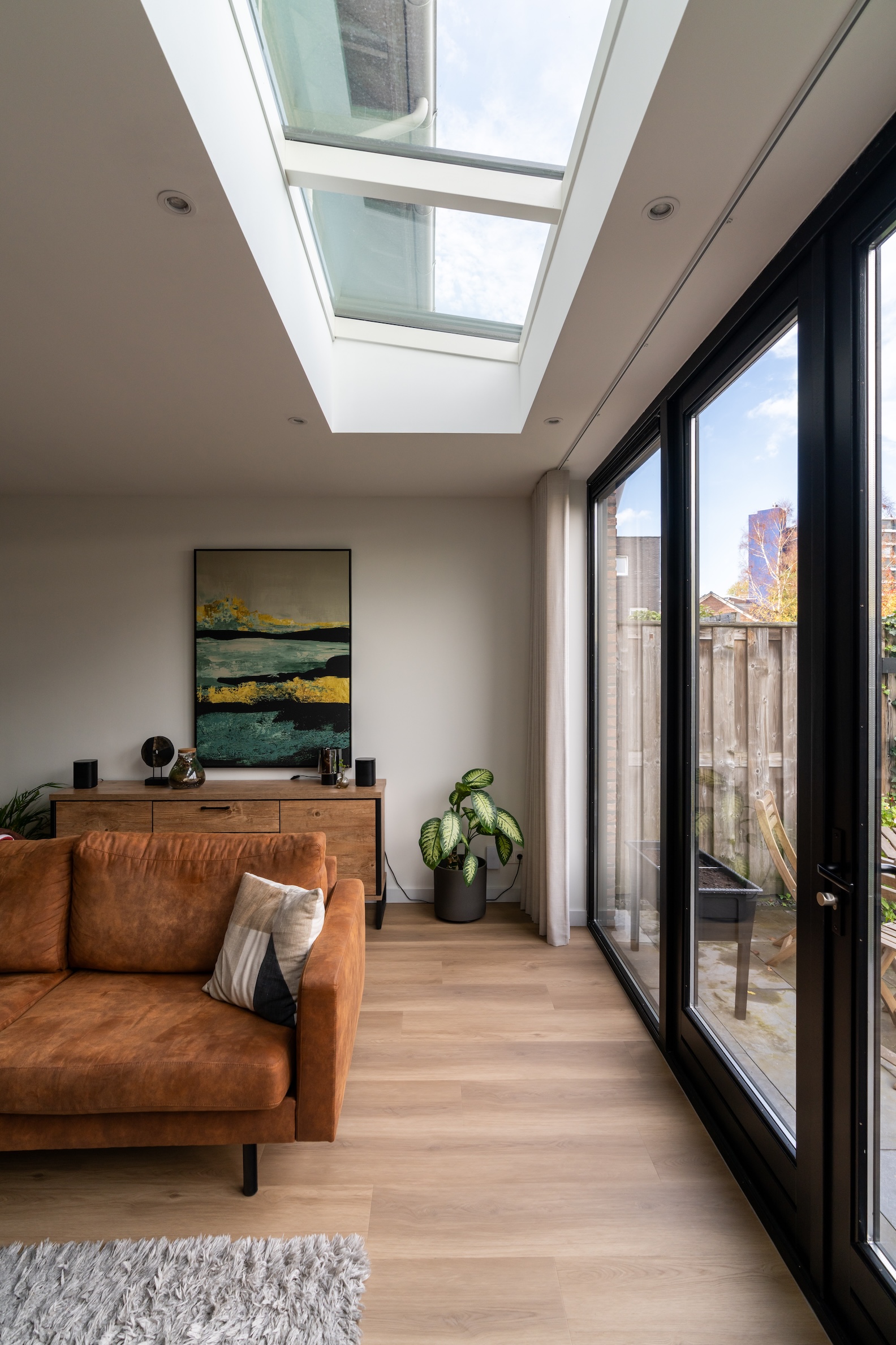 Zonwerend glas lichtstraat