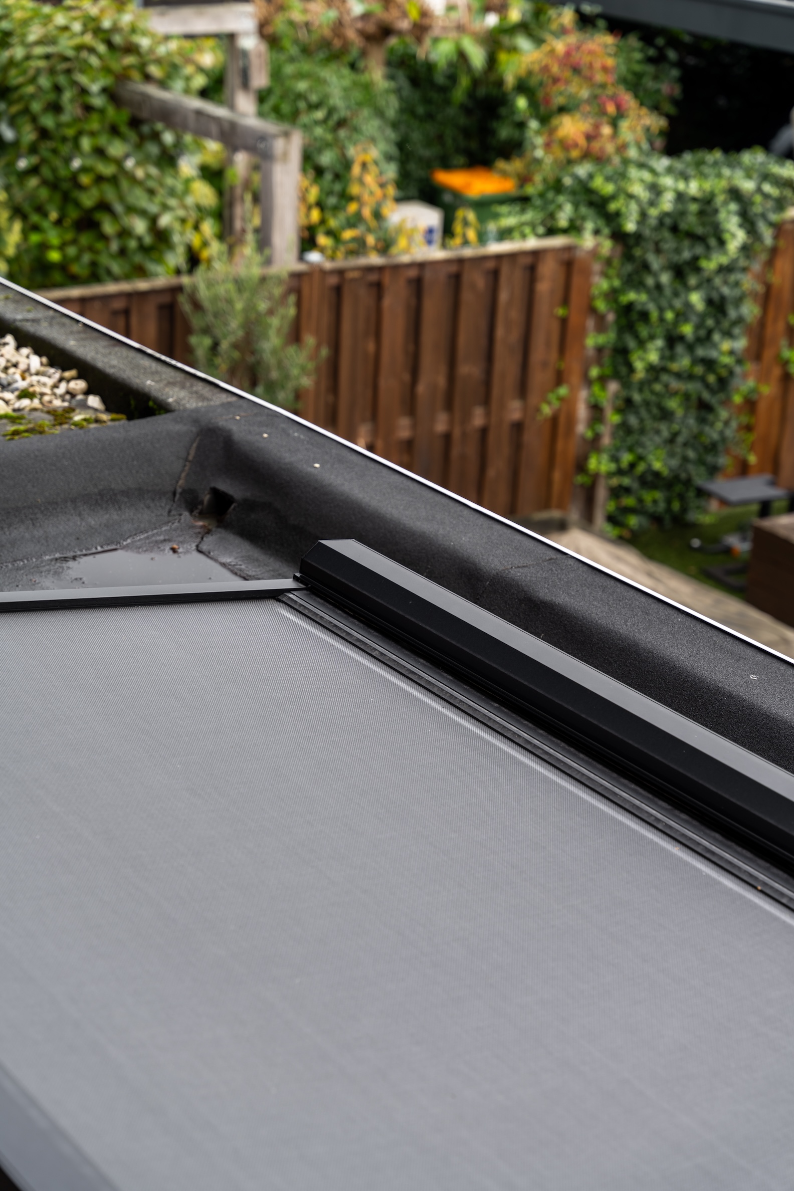 Screen zonwering lichtstraat buitenkant doek