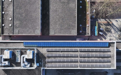 Lichtstraat renovatie in schoolpand