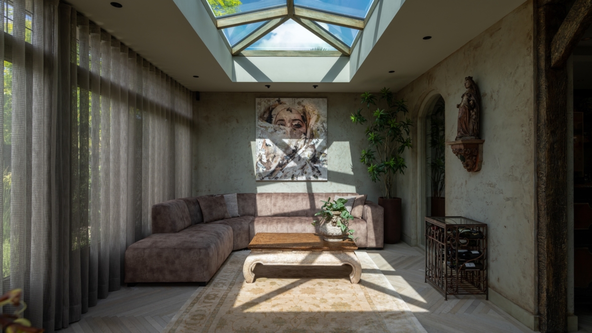 Meer daglicht met lichtstraat in serre