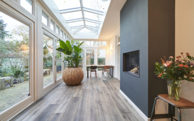 Schilddak in serre te Bloemendaal