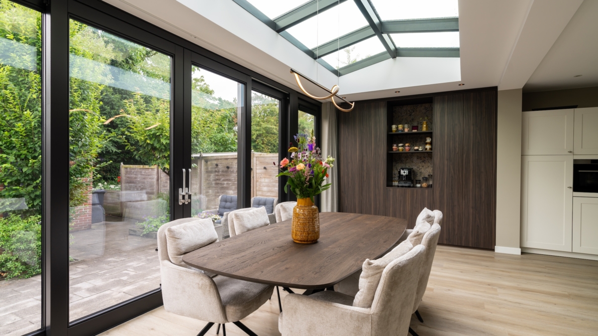 Keuken met lichtstraat